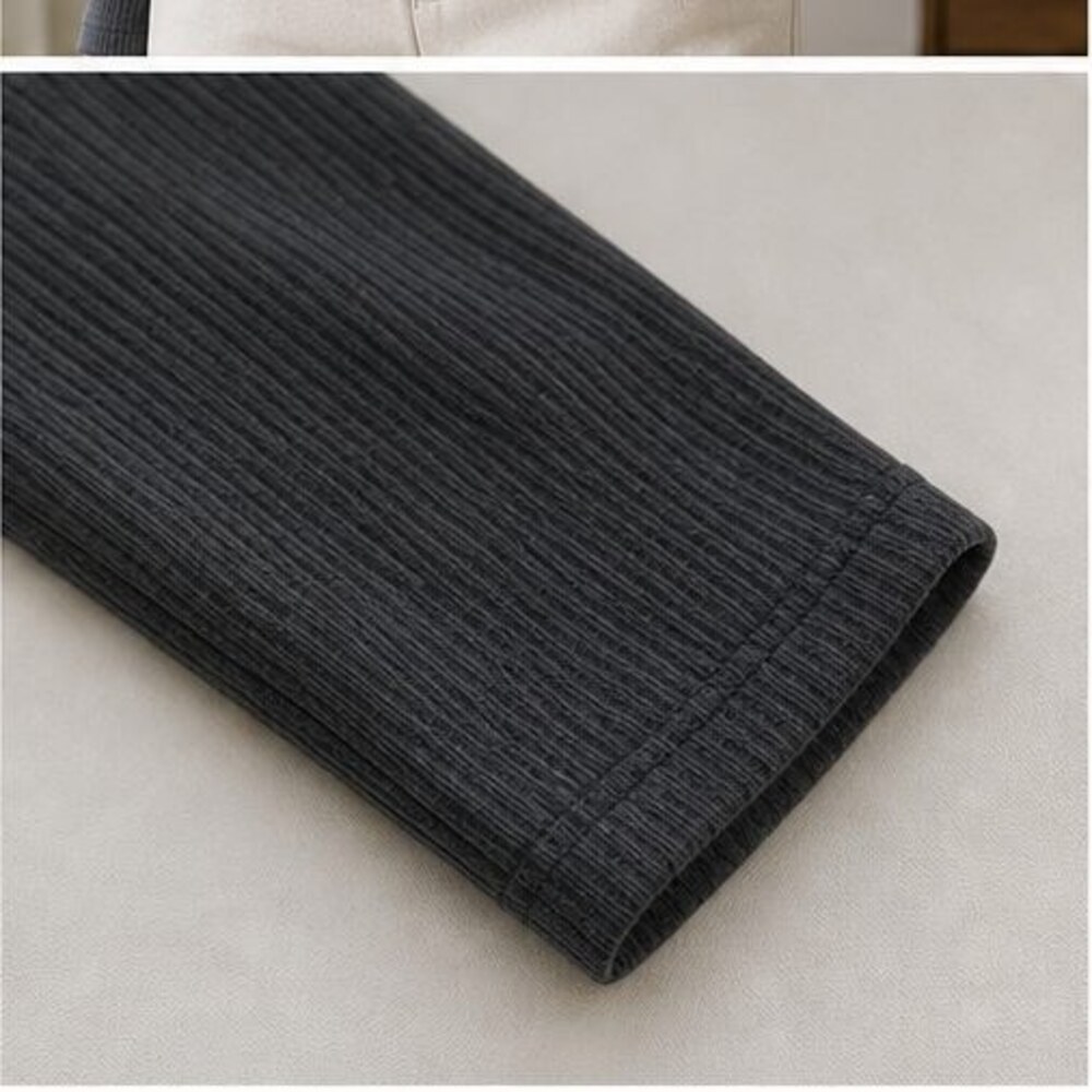 Charcoal Ruffle Blouse - Picture 5 of 6